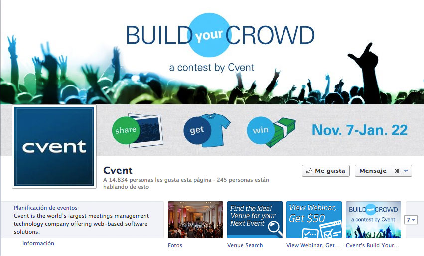 Cvent Facebook FanPage