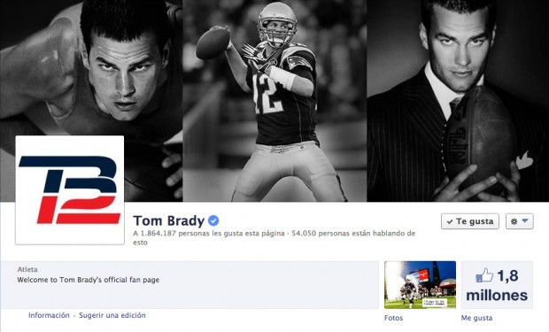 Tom Brady Página Verificada Facebook 29 Mayo 2013 NiuMedia